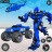 icon Us Police Monster Truck Robot 6.2