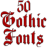 icon Gothic Fonts 50 3.22.0