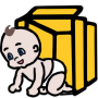 icon Baby Shadow Box