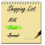 icon Shopping List