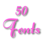 icon Fonts 50 Pack 6