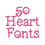 icon Hearts Fonts 50