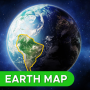 icon Live Earth Map - World Map 3D