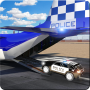 icon Police Airplane Transport Car