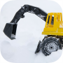 icon Heavy Snow Rescue Excavator 3D
