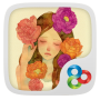icon I wanted to be a flower GOLauncher EX Theme
