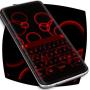 icon Black And Red Neon Keyboard