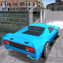 icon Blue Sport Car Driving