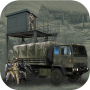 icon Off road Military Truck Checkpost