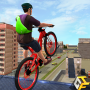 icon Rooftop BMX Bicycle Stunts