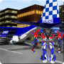 icon Police Robot Airplane Transport