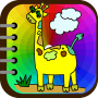 icon Kids Coloring ( Land animals )