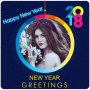 icon New Year Greeting Cards 2018
