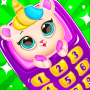 icon Unicorn Princess Phone