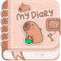 icon Diary with Fingerprint Lock