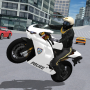 icon Police Motorbike City Driving