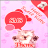 icon Pink Cats Theme GO SMS Pro 3.0