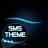 icon Blue Simple Theme GO SMS 2.6