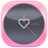 icon Pink Love Clock Widget 7.4.0