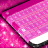 icon Pink Diamond Keyboard Theme 1.270.15.85