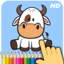 icon Animals coloring book