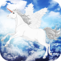 icon Unicorn Sky World