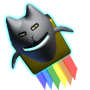icon Nyan Cat 3d