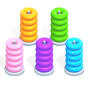 icon Color Hoop Stack - Sort Puzzle