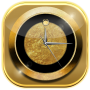 icon Luxury Clock Gold