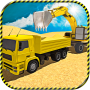 icon Sand Excavator Truck Sim 2017
