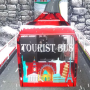 icon Winter Tourist Bus Snowy Hill