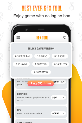 GFX tool Pro For PU & FF Games ( No Lag No Ban ) for Android