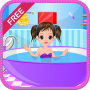 icon Little Girl Bathing