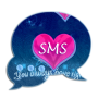 icon Pink Blue Theme GO SMS Pro