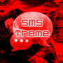 icon Red Smoke Theme GO SMS PRO