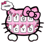 icon Girly Pink Kitty Keyboard Theme