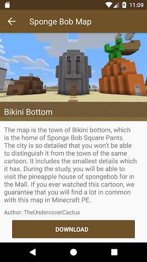 Maps Bikini Bottom Sponge For Minecraft APK for Android Download