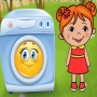 icon Lili Ironing Washing Dresses