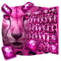 icon GO Keyboard Pink Cheetah Theme
