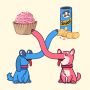icon Dog Puzzle: Draw To Eat