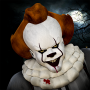 icon Scary Horror Clown 3D