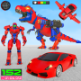 icon Dino Robot Car Games 3D