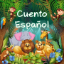 icon Spanish kids story with audio