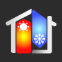 icon Thermometer Indoor Outdoor Temperature
