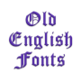 icon Old English Fonts