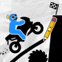 icon Draw Line: Save the Motorbike