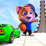 icon Kitty Car Stunts - Car Games