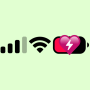 icon Emoji Battery Status Bar