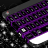 icon Purple Neon Keyboard Theme 1.270.15.84