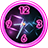 icon Neon Analog Clock Widget 2.1